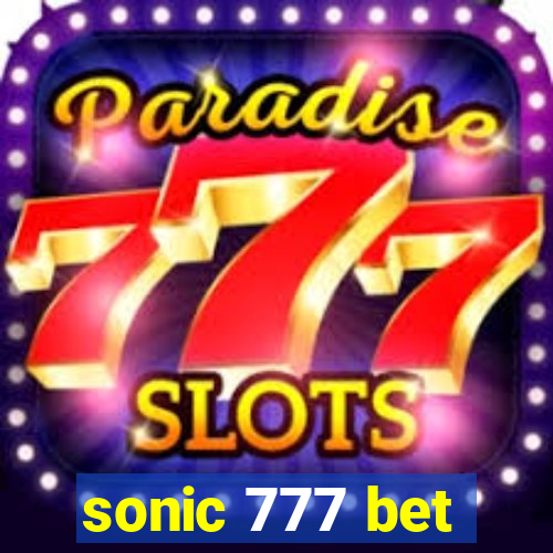 sonic 777 bet